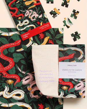 Snakes in the Garden On The Go Puzzle by Josefina Schargo - Ordinary Habit
