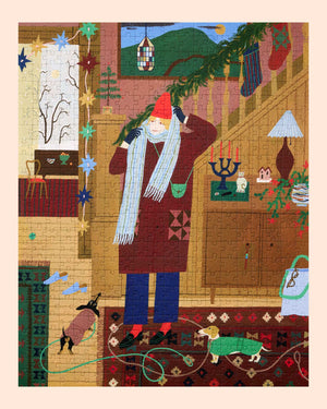 Bundle Up 500 Piece Puzzle by Ordinary Habit overhead