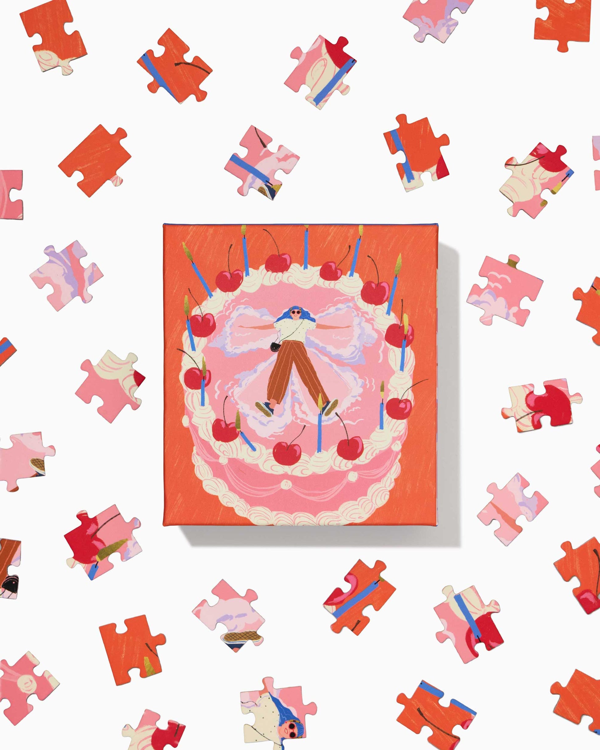 Cake Angel 100 Piece Mini Puzzle by Ordinary Habit with pieces