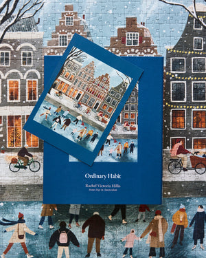 Snow Day in Amsterdam 500 Piece Puzzle by Ordinary Habit