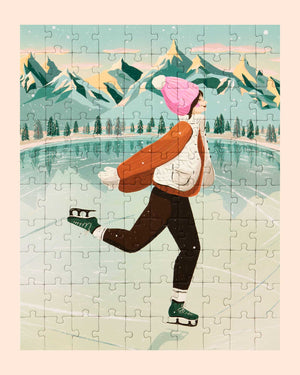 The Skater 100 Piece Mini Puzzle