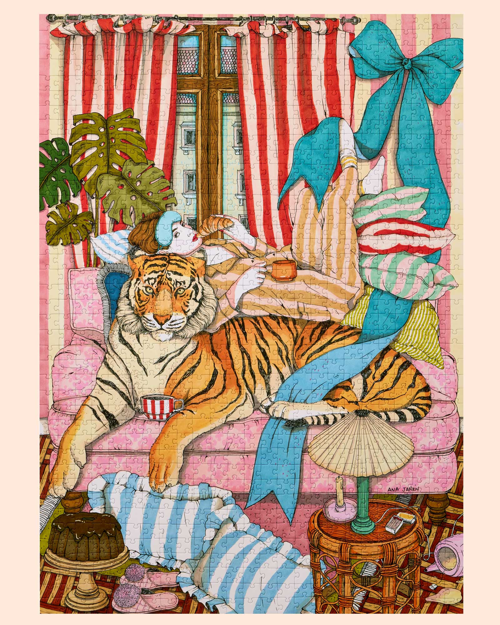 Wild Comfort 1000 Piece Puzzle by Ordinary Habit Overhead
