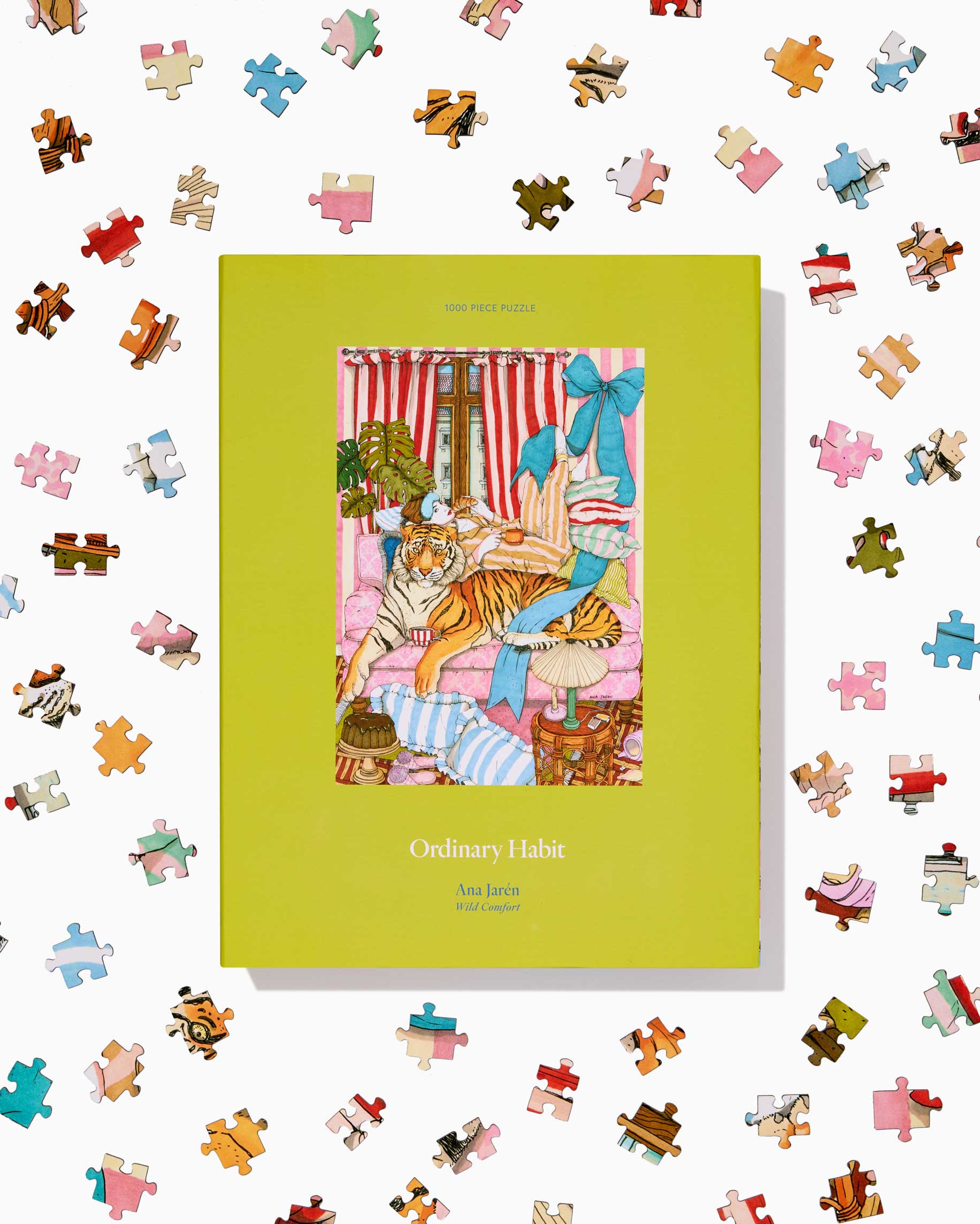 Wild Comfort 1000 Piece Puzzle by Ordinary Habit with pieces