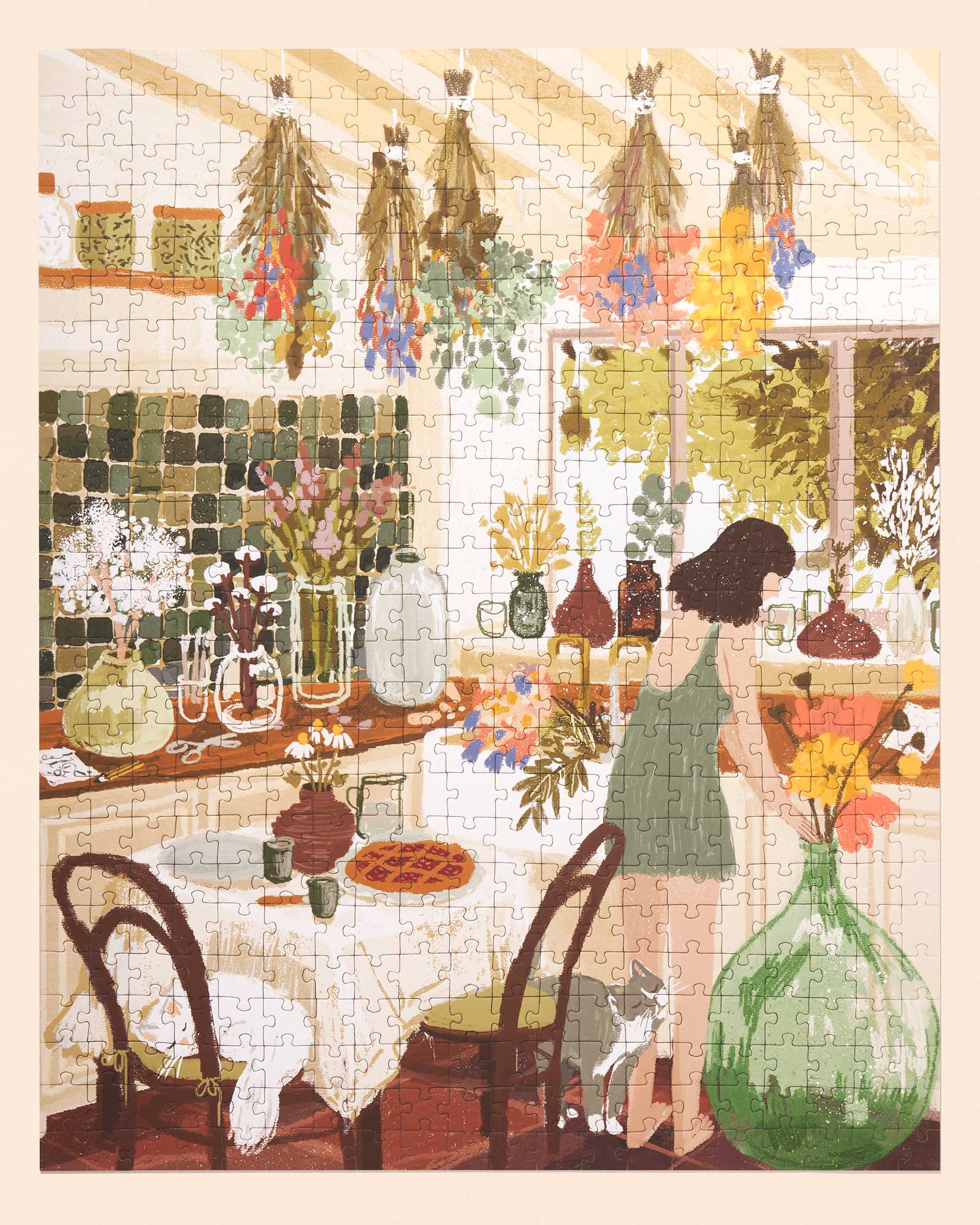 Home Flowering Puzzle by Lida Ziruffo