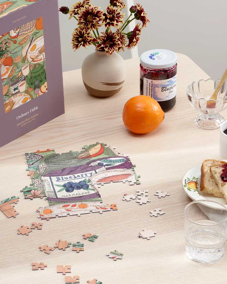 Breakfast with a View Puzzle by Jolanda Olivia Zürcher - Ordinary Habit
