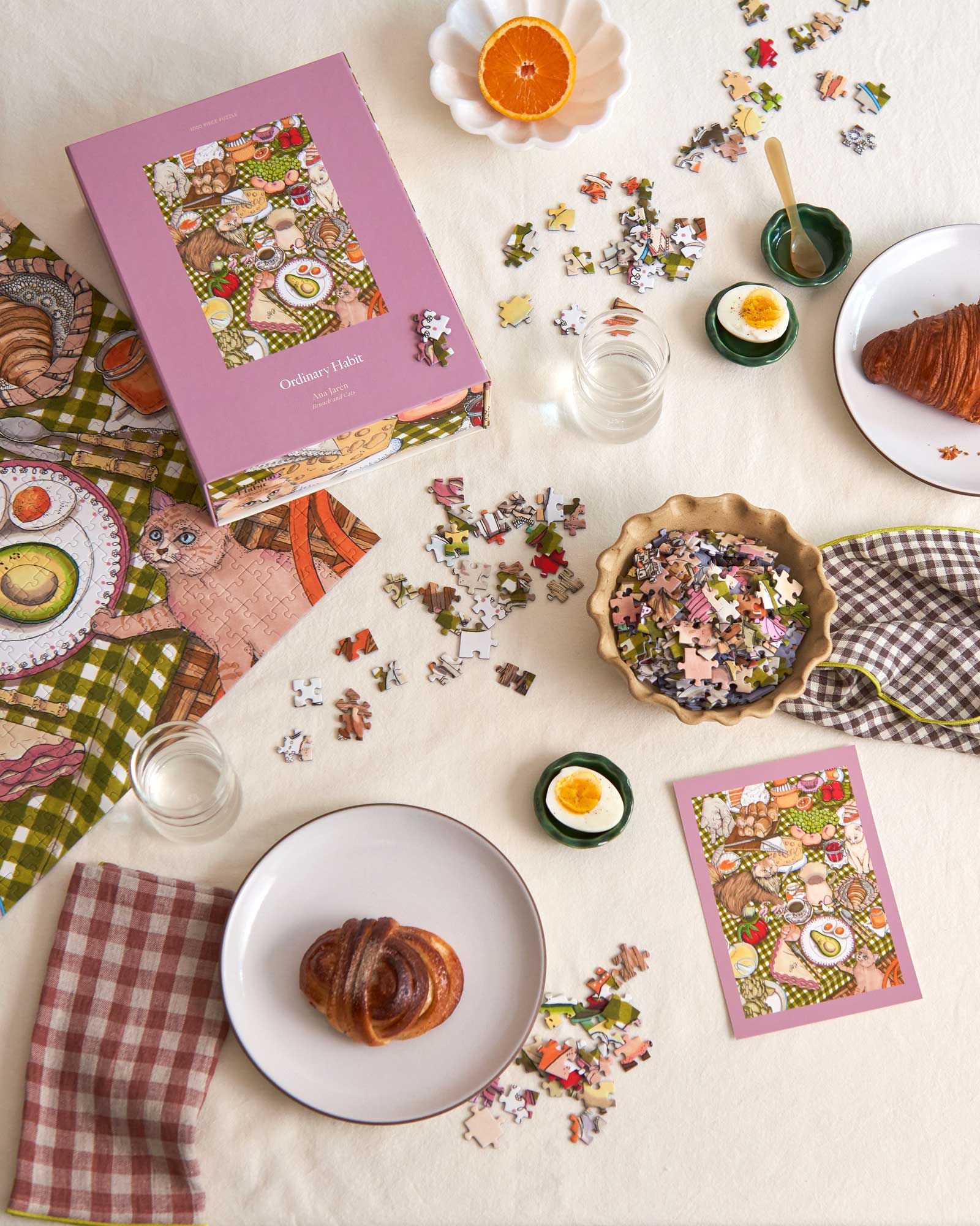 Brunch and Cats Puzzle by Ana Jaren - Ordinary Habit