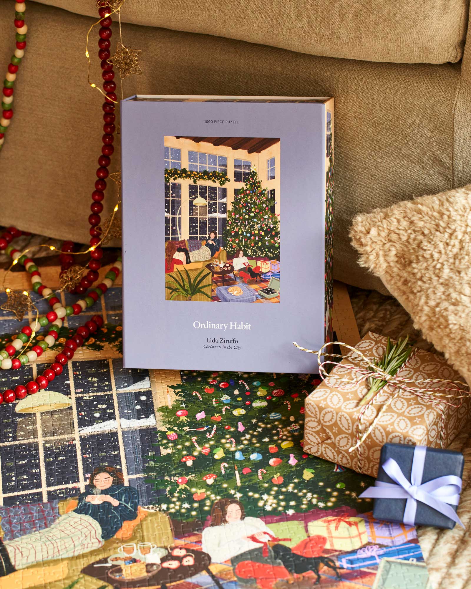 Christmas in the City Puzzle by Lida Ziruffo - Ordinary Habit