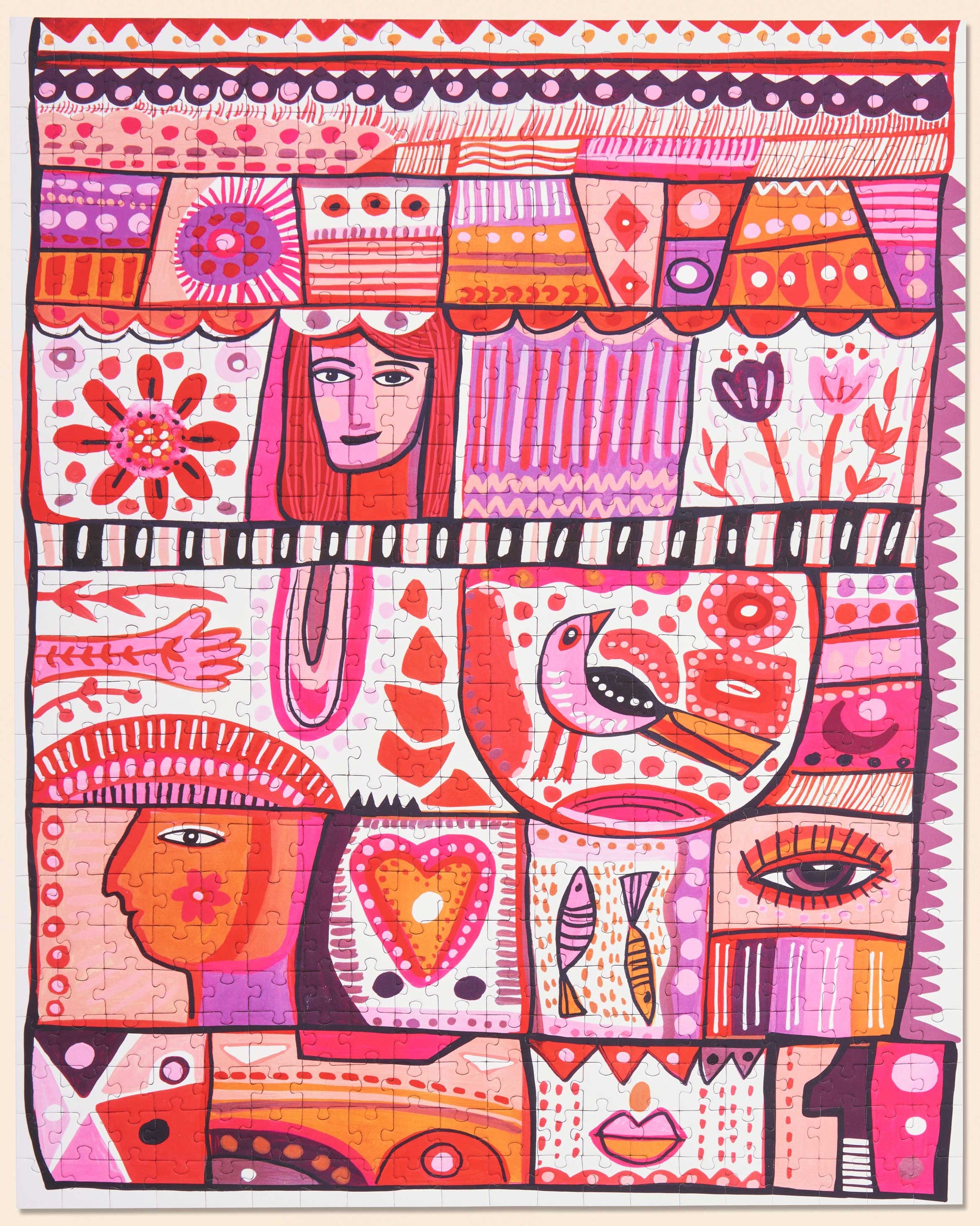 Patchwork of Happiness Puzzle by Himadri Pachori - Ordinary Habit