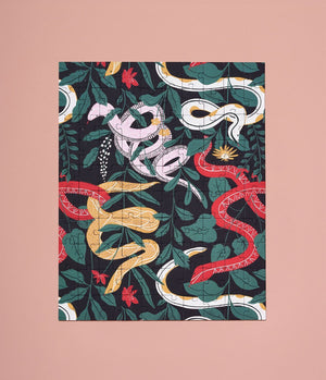 Snakes in the Garden On The Go Puzzle by Josefina Schargo - Ordinary Habit