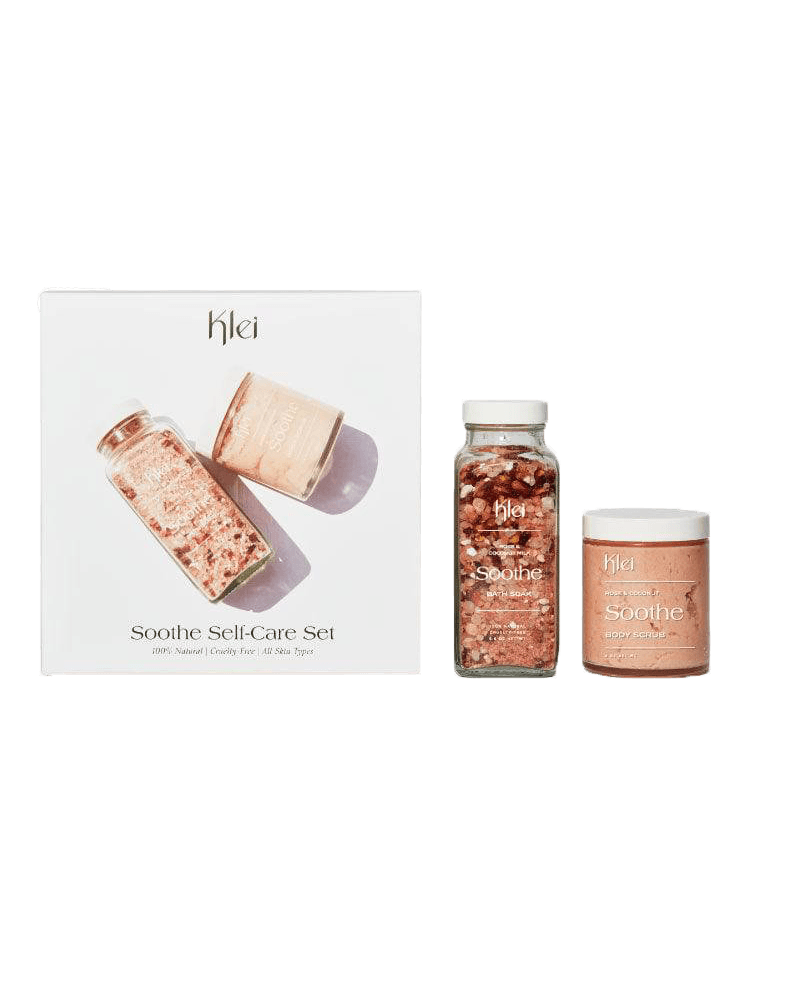 Soothe Rose Soak & Scrub Self-Care Gift Set by Klei - Ordinary Habit